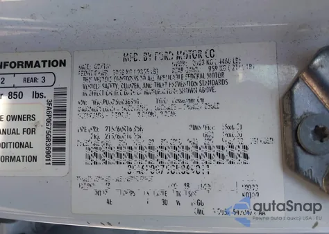 2016 Ford Fusion S z USA, uszkodzony, nr VIN 3FA6P0G75GR369011